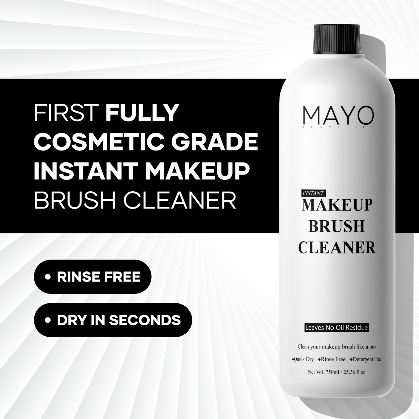 Makeup Brush Cleaner 750ml